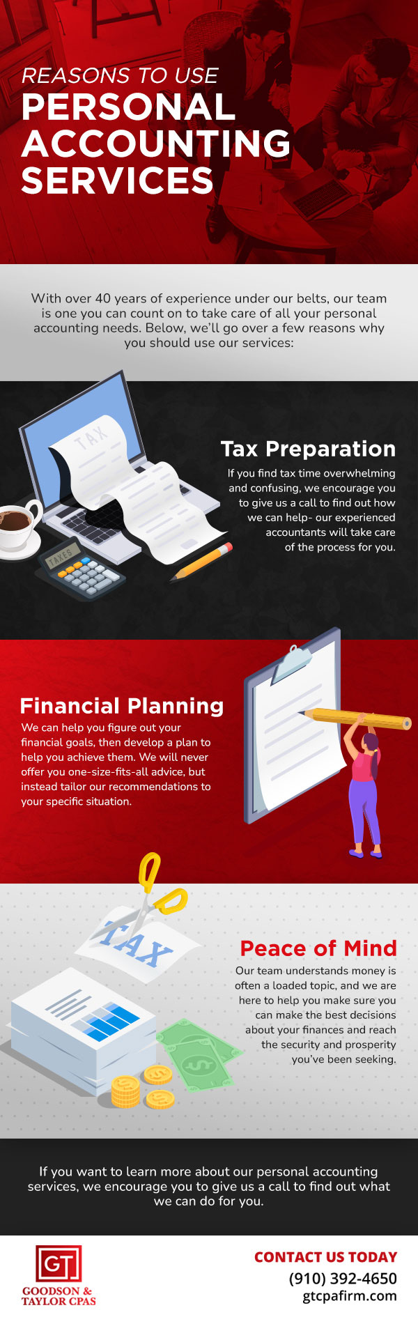 Reasons to Use Personal Accounting Services